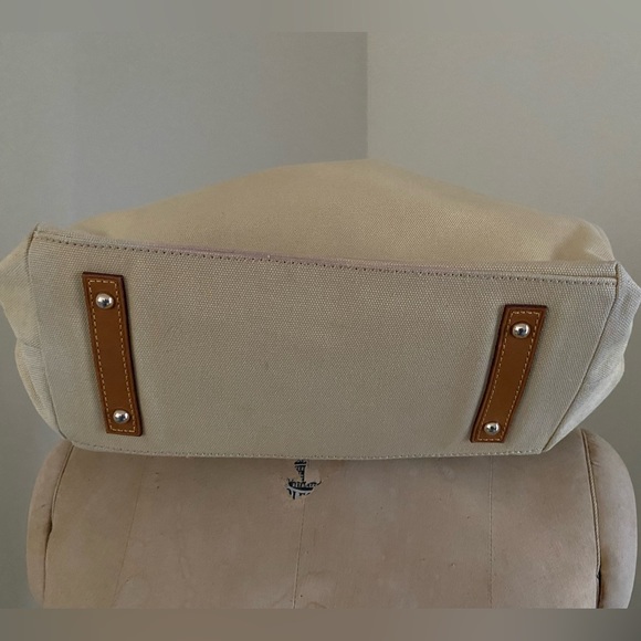 Dooney & Bourke Bags Dooney And Bourke Tan Canvas Satchel Poshmark